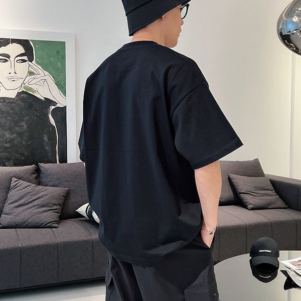 超人気 メゾンマルジェラ MM6 半袖 tシャツ コピーブラック Mac67837